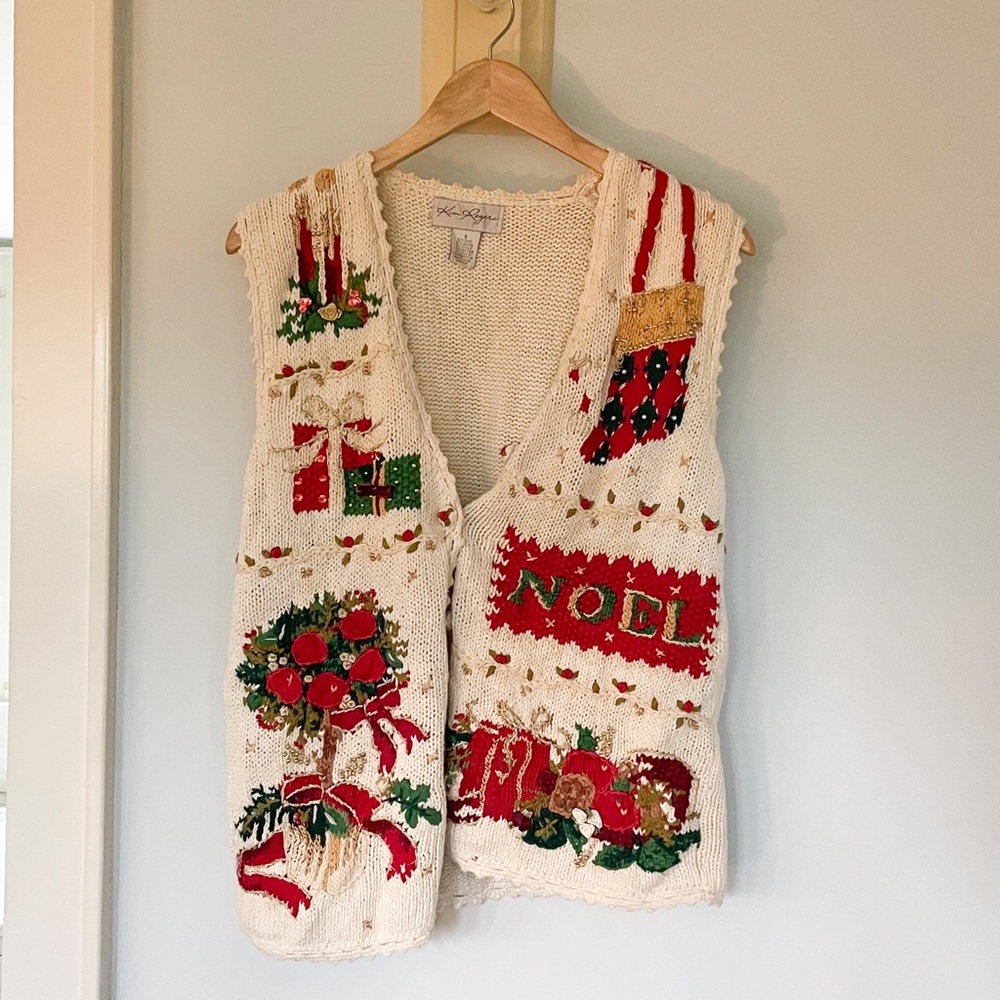 Ugly Holiday sweater vest